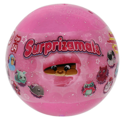 М'яка ігр.-сюрприз у кулі "SURPRIZAMALS" №SU03255-5024/КіддіСвіт/(24)