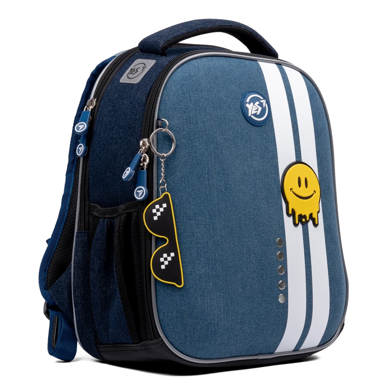 Ранець каркасний Yes 2 відділення 3 кишені Smiley World (4) №H-100/552223