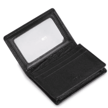Візитниця "Deli" №7625 Card Holder шкірзам. чорн.(12)