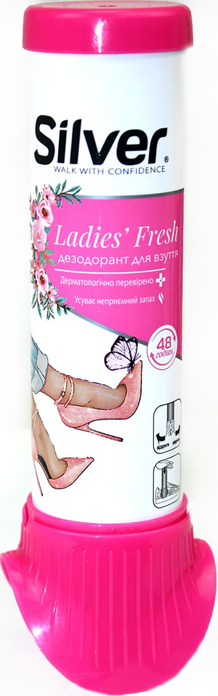 Дезодорант для взуття "Silver" Ladies Shoe 100мл №SD2008(6)(12)