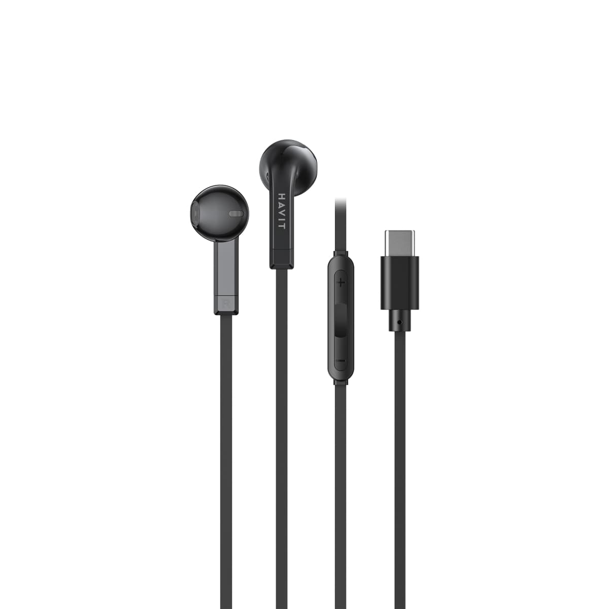 Наушники Havit HV-E336C Type-C black+микрофон