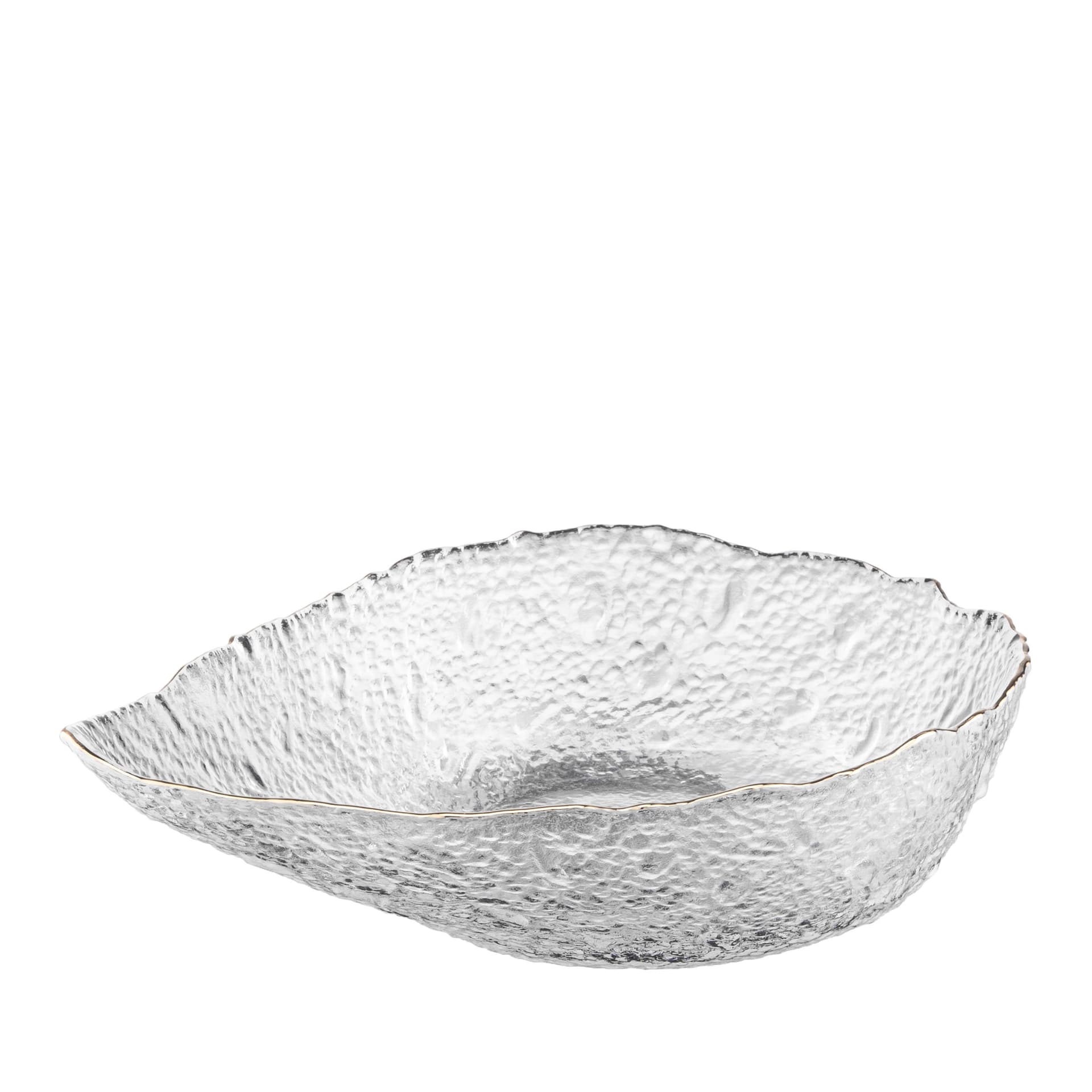Салатник стекло "Ardesto Leaf" 21,5см прозрачный №AR5009(24)