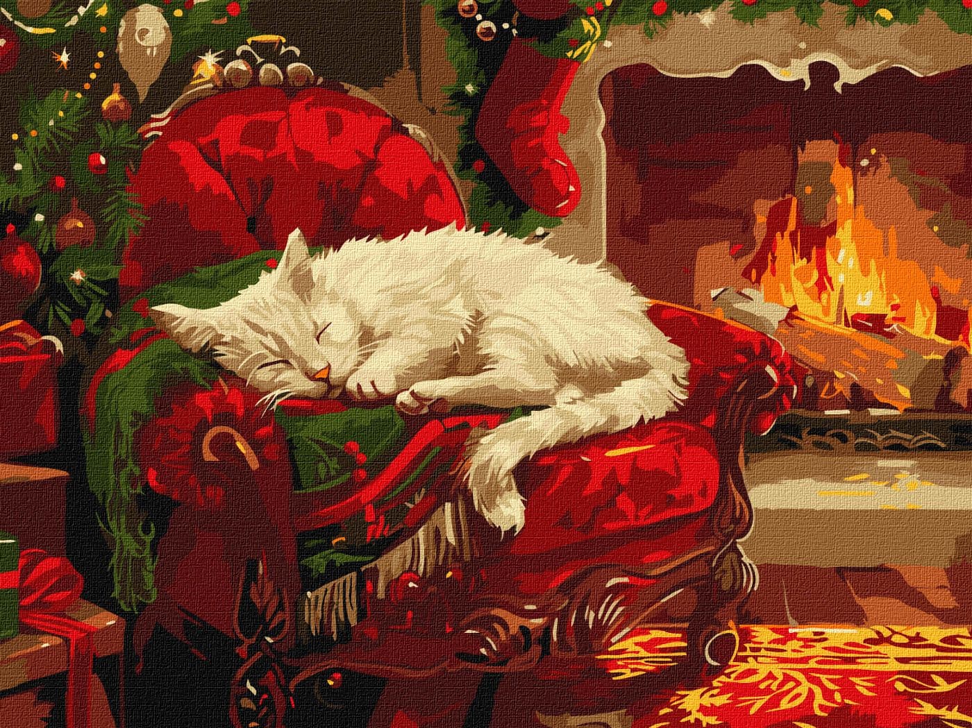 Картини по номерах акрил. "Святковий затишок" 30х40см №KHO6662/Ідейка/