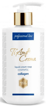 Крем-мило рідке "Ti Amo Crema" Косметичне з колагеном 450мл(10)