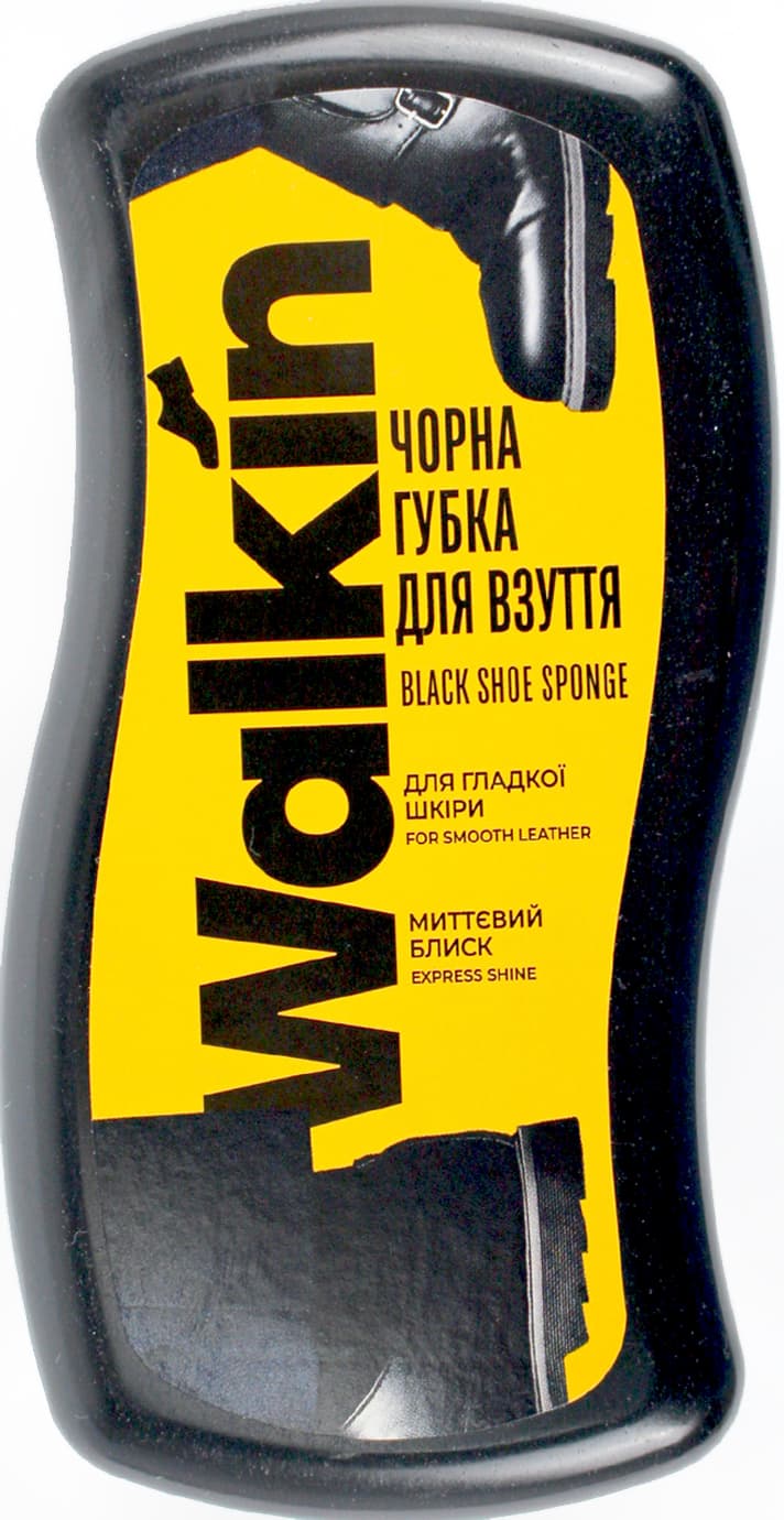 Губка "Walkin" Хвиля для гл.шкіри чорна №1637(18)