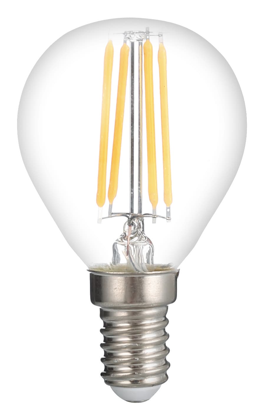 Лампа "Etron Filament Power" прозоре скло LED 1-EFP-197 G45 4Вт 3000K Е14(10)