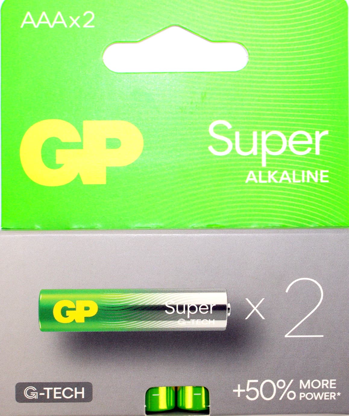 Батарейки GP Super 24A-2UE2 LR-03/блістер 2шт №8040(10)(80)