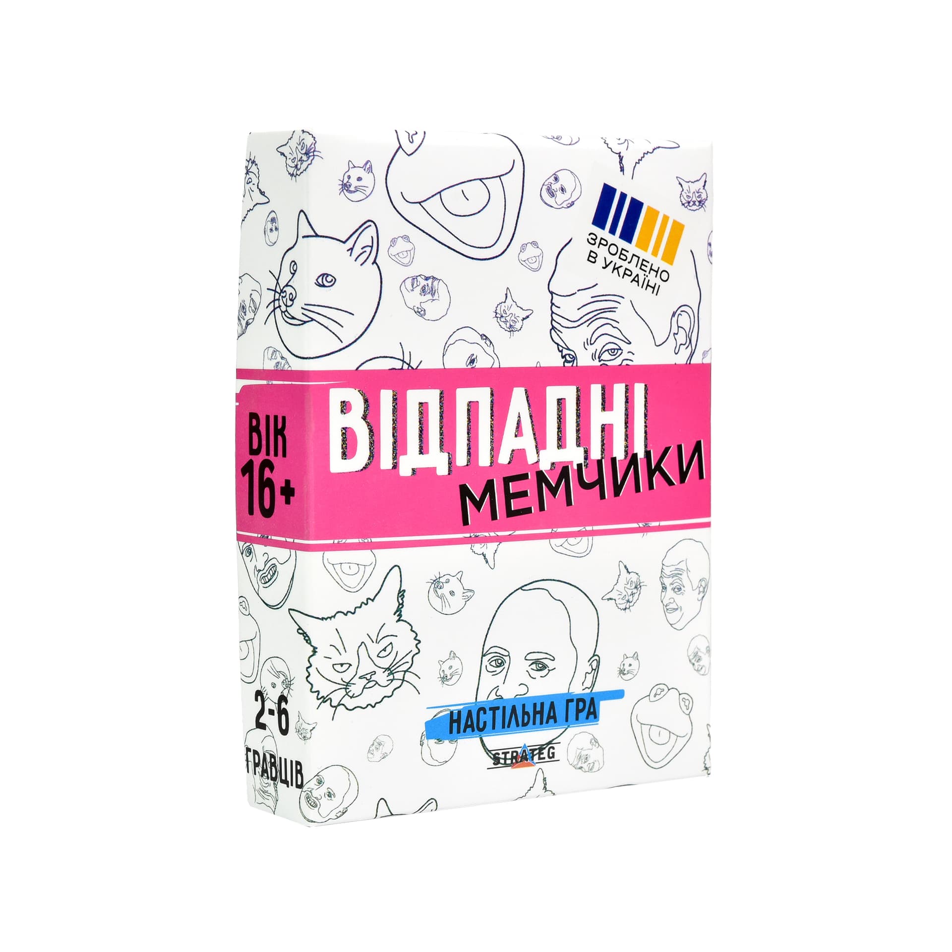 Гра "Відпадні мемчики" укр. №30630/Strateg/(40)