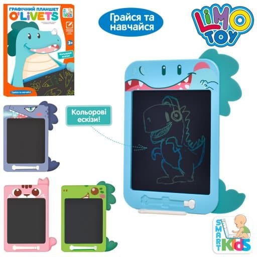 Планшет "LCD" для рисов. в кор-ке, 25х33,5х2см №SK0050ABCD(24)