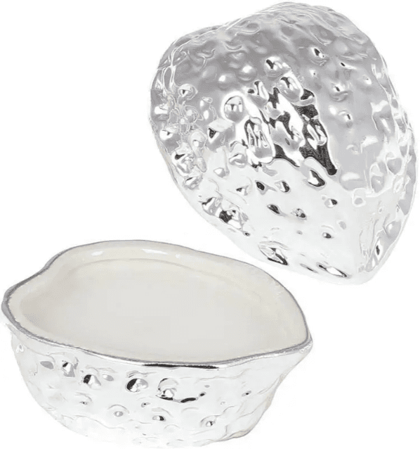 Свічка "Горіх" з кришкою 11см,срібний №727-355/Bonadi/(1)(36)