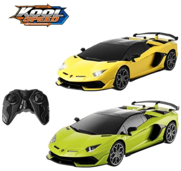 Машина RK (1:16)"Kool Speed"Lamborghini,на бат-ці оливкова/жовта,37,2х17х12см№DHTRC10505GN