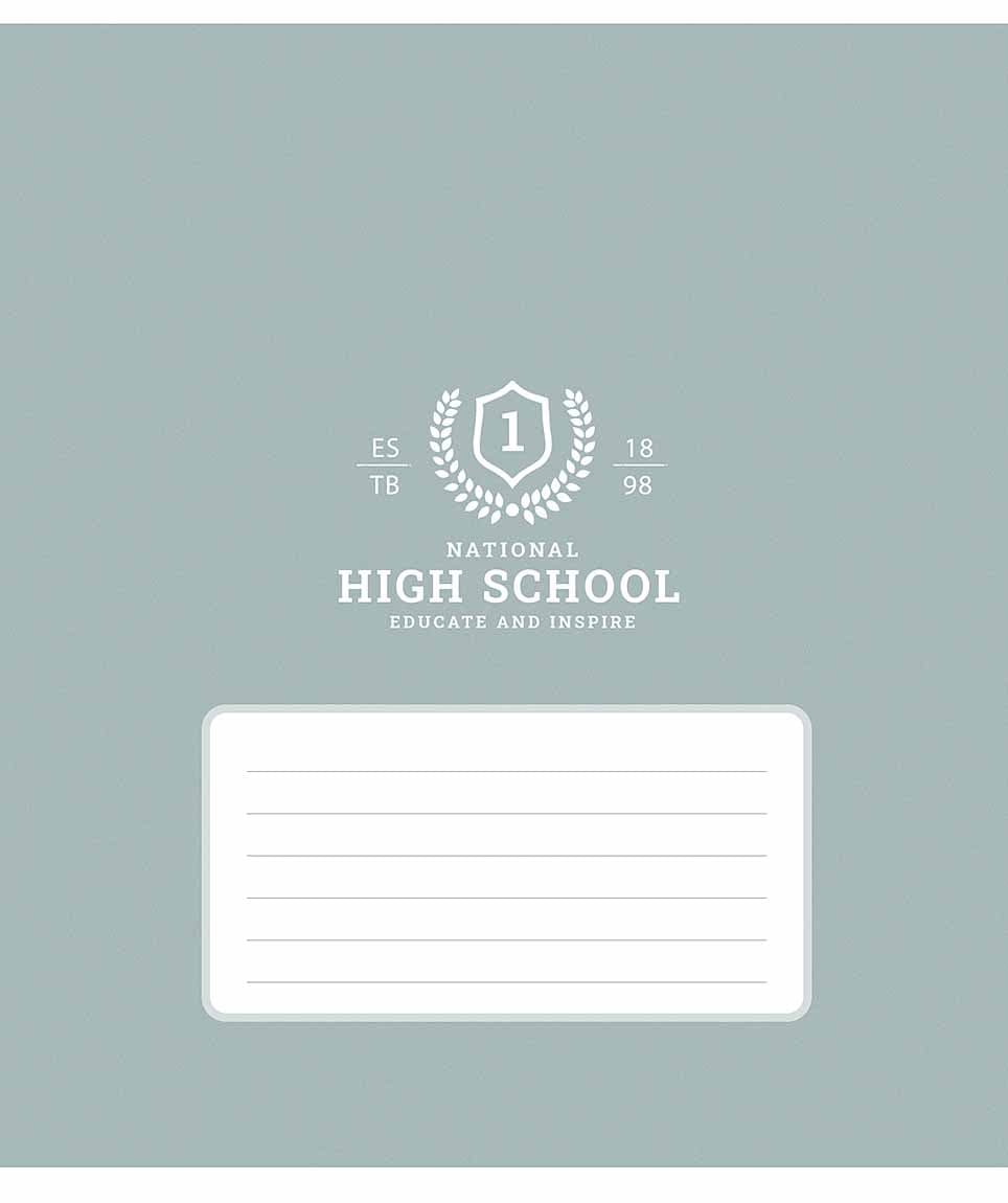 Зошит 24арк. кліт. Star "High school" ВД-лак №024-3657K(25)(200)