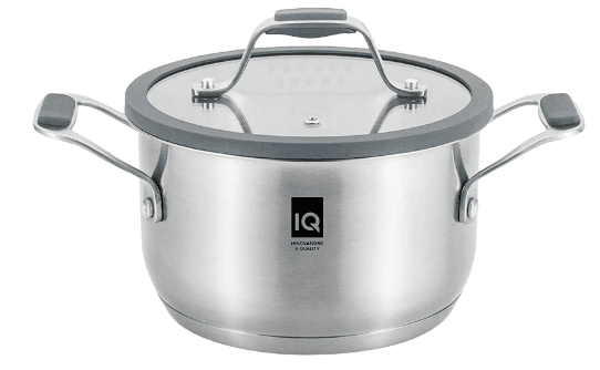 Каструля нерж. "IQ Be Royal" 16см 1,5л з кришкою №IQ-2051-16(6)