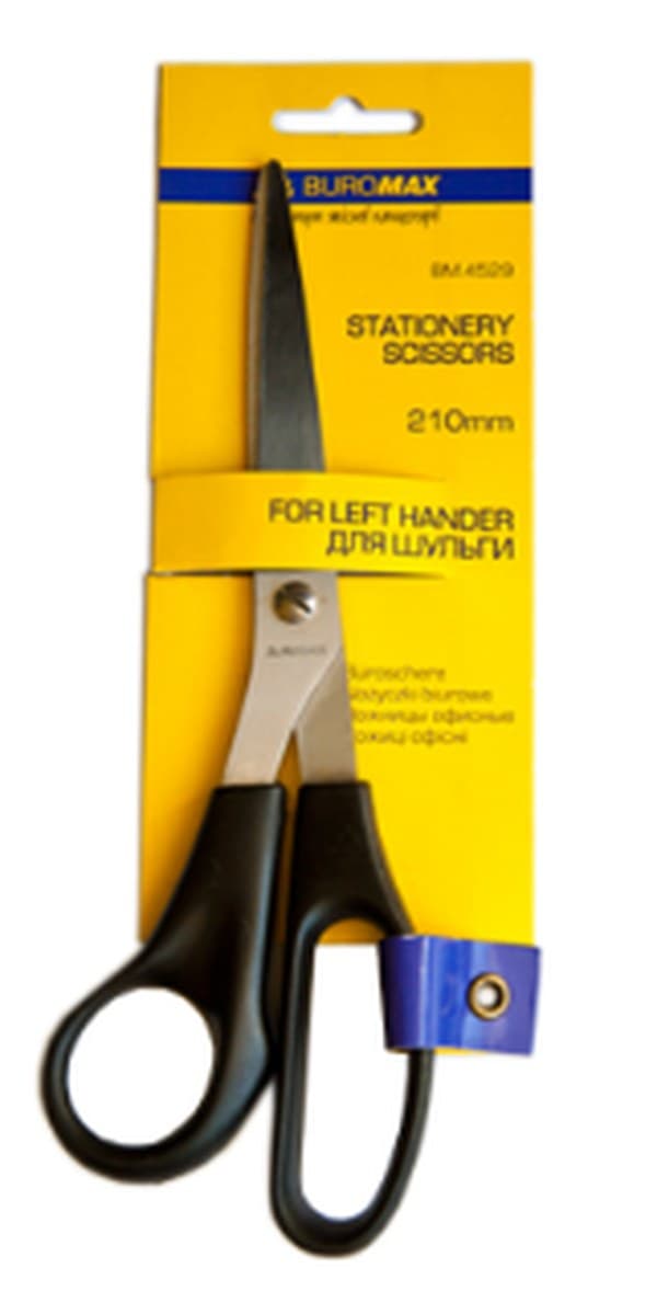 Ножницы офисн. "Buromax" №BM.4529 21см для левши(12)