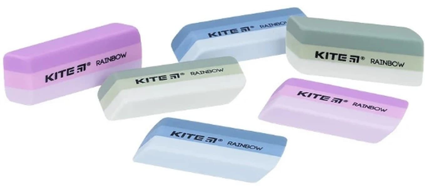 Ластик "Kite" Rainbow ассорти №K25-103(60)(240)