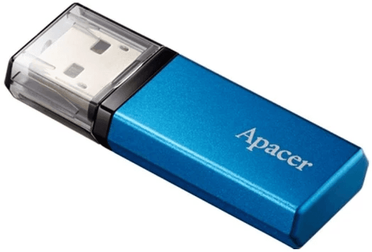 Флеш-память 64GB "Apacer" AH25C USB3.2 Gen1 blue №9939