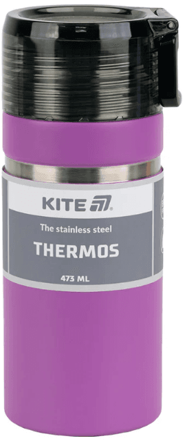 Термос 0,47л "Kite" фиолетовый №K25-320-3