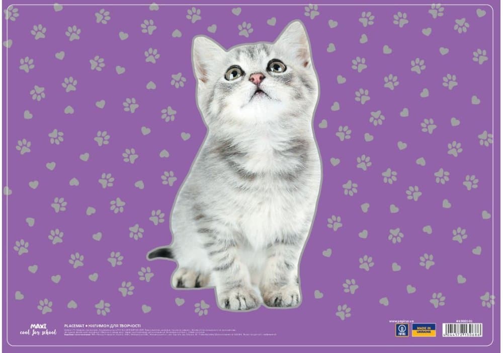Коврик для дет. творч. "Maxi" Cat №MX69001-01 27х38,5см(8)