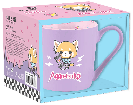 Чашка керам. 400мл "Aggretsuko" в подар. кор-ці №AR25-216-2/Kite/(36)