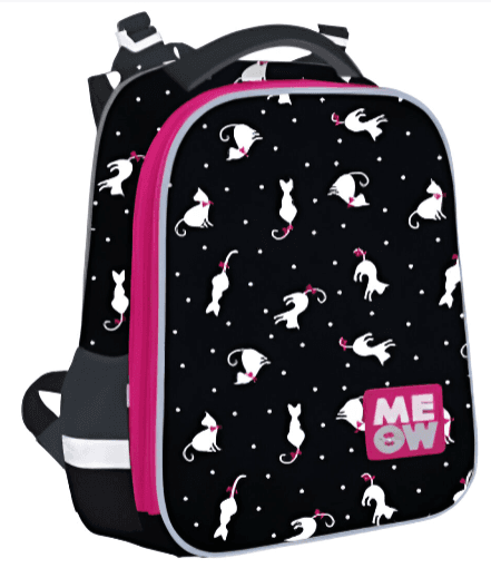 Рюкзак каркасний "School Case" Cats 2від. 2карм,39х29х16см №2512C/Class/(4)