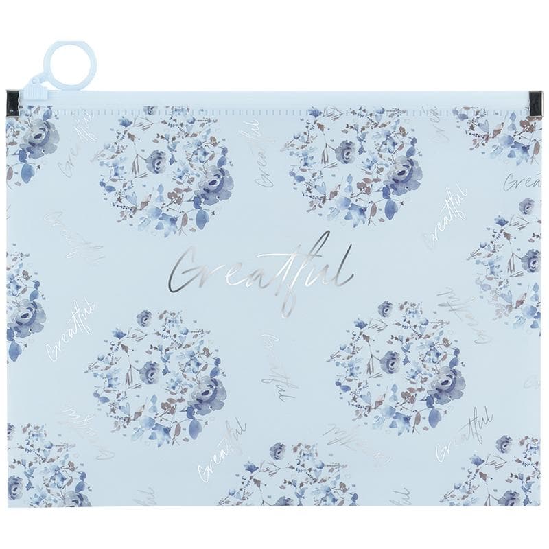 Папка "Axent" №1498-45-A Flower Symphony-2 А5+ zip-lock,на молн.(12)