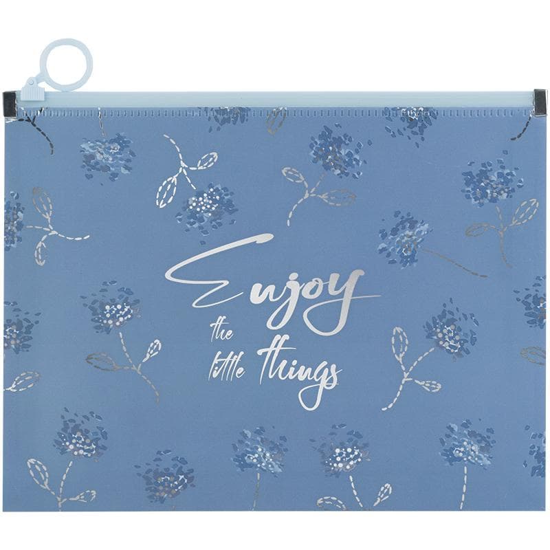 Папка "Axent" №1498-46-A Flower Symphony-3 А5+ zip-lock,на молн.(12)