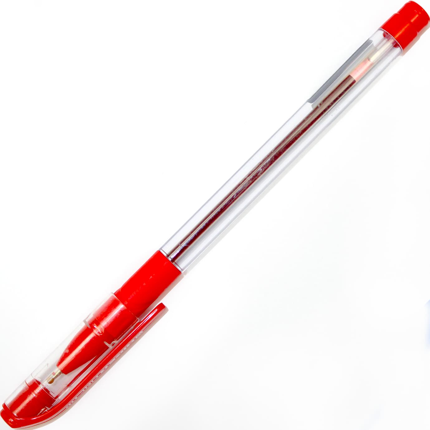 Ручка шарик. масл. "Hiper" №HO-111 Fine Tip 0,7мм красная(25)