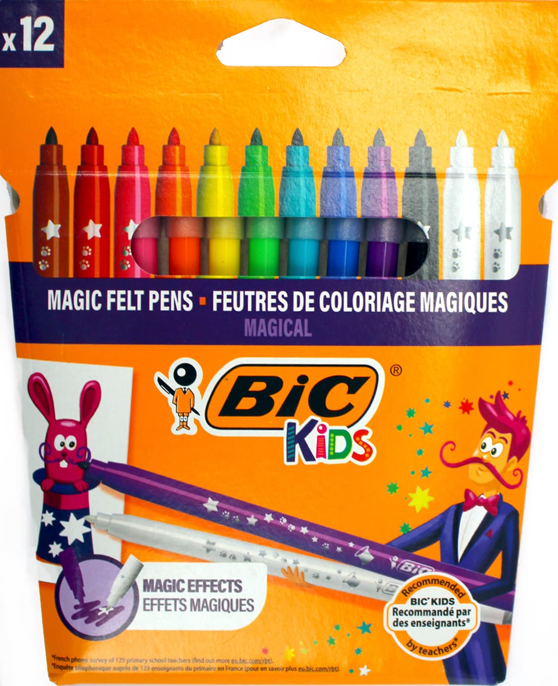 Фломастери "Bic" 12кольор. Magic №bc525438