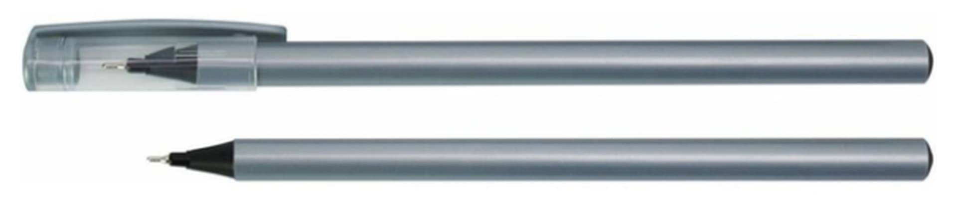 Ручка шарик. масл. "Optima" №O15748 Chrome 0,7мм синяя, корпус металлик(50)(100)(1000)