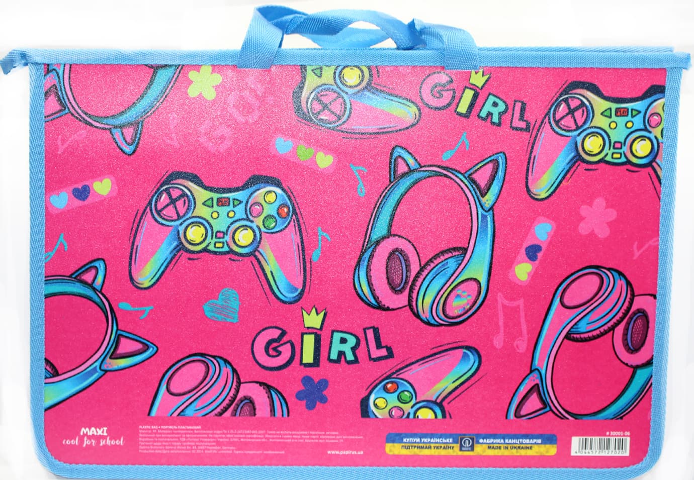 Портфель "CoolForSchool" №CF30001-06/MX30001-06 А4 пласт. на молн. Confetti(1)(30)