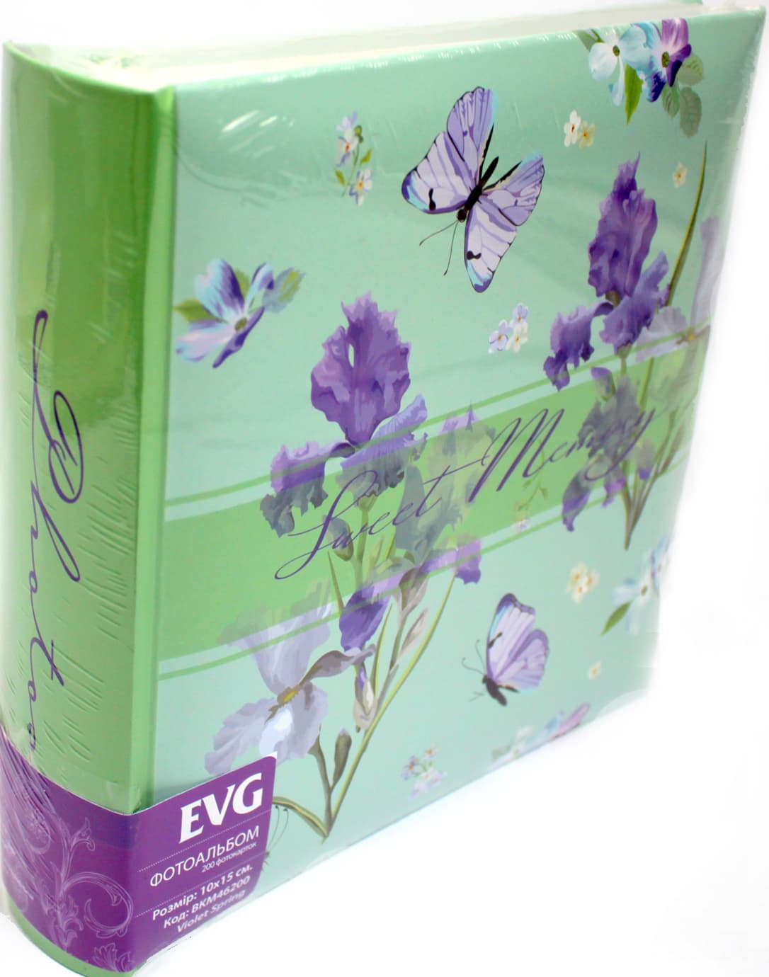 Фотоальбом "EVG" №BKM46200 10х15х200 Violet Spring(12)