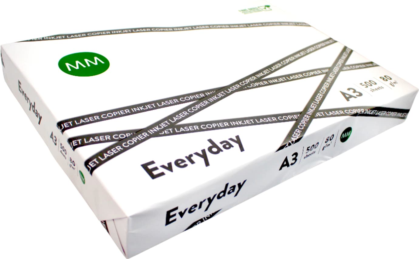Бумага офисная А3 "MM Everyday" 80г/м2 С (500л)(5)(100)