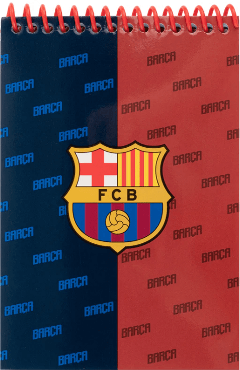Блокнот пруж. А6 48арк. б/лін. FC Barcelona №BC26-196/Kite/(20)