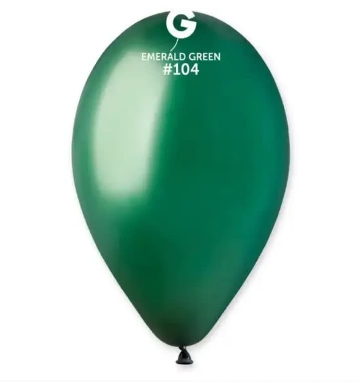 Кулька повітр. латексна 12"/30см смарагдовий №G110/04111(100)