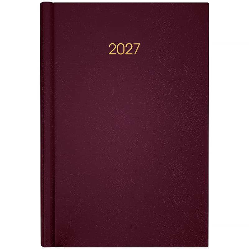 Щоден. А5 "Axent" дат2027 Classic City з/т сливовий №8842-27-5-A(12)