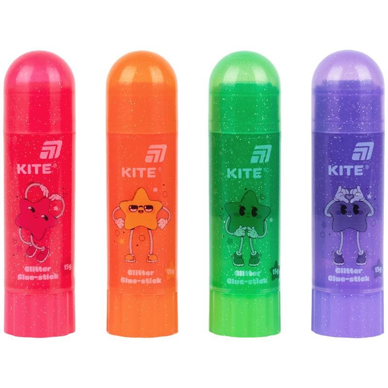 Клей ПВА "Kite" №K26-1137 15гр з блискітками