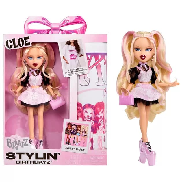 Ігровий набір з лялькою "Bratz серії "Stylin' Birthday" — Хлоя з аксес. №596011/КіддіСвіт/