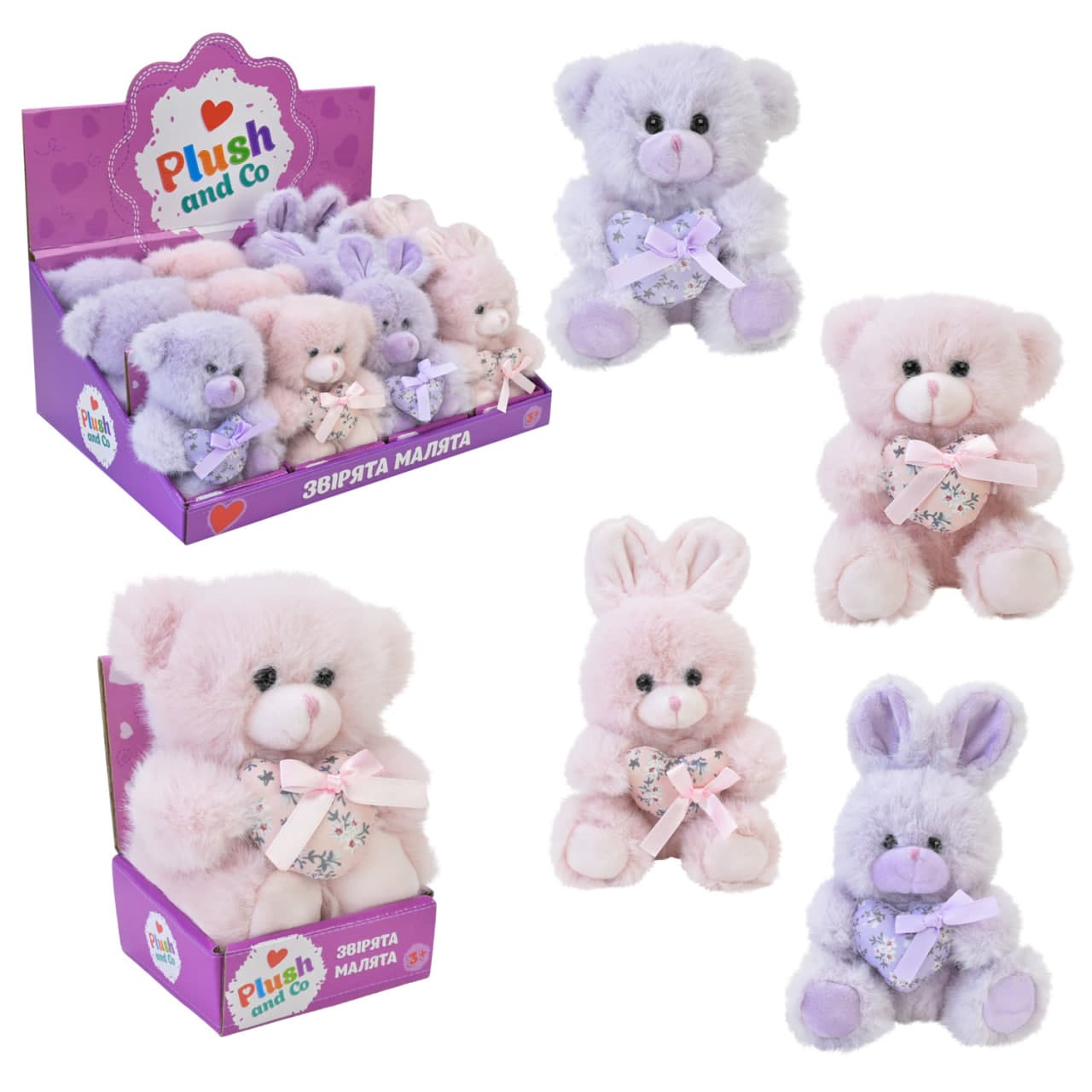 М'яка ігр. "Plush and Co" 13см, в кор38х26х14см №PLC25014(12)(144 КІ