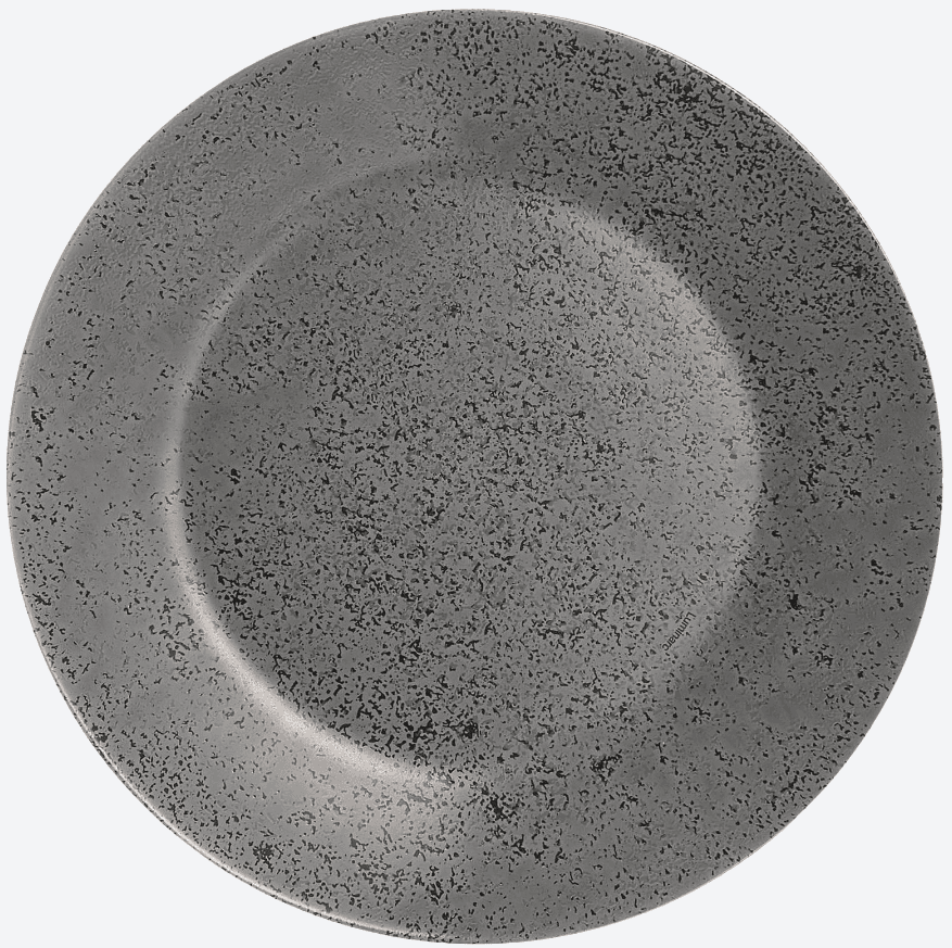 Тарілка обідня скло "Luminarc.Slate Black" 25см №V0115(6)(24)