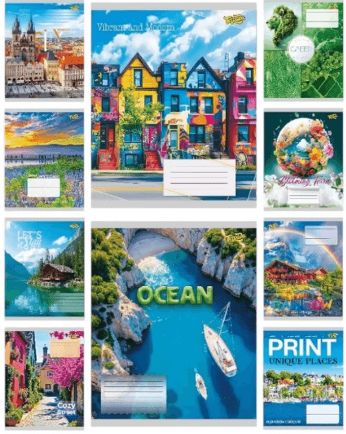 Зошит 12арк. лін. /ТВ/ "12ЛВ МІКС-2" №ТА62107(25)(600)