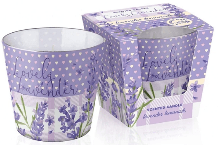 Свічка з ароматом "Bartek candles" 115г/30год. Lavander Lemonade(12)