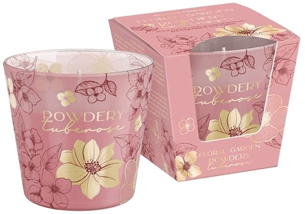 Свічка з ароматом "Bartek candles" 115г/30год. Powdery Tuberose(12)