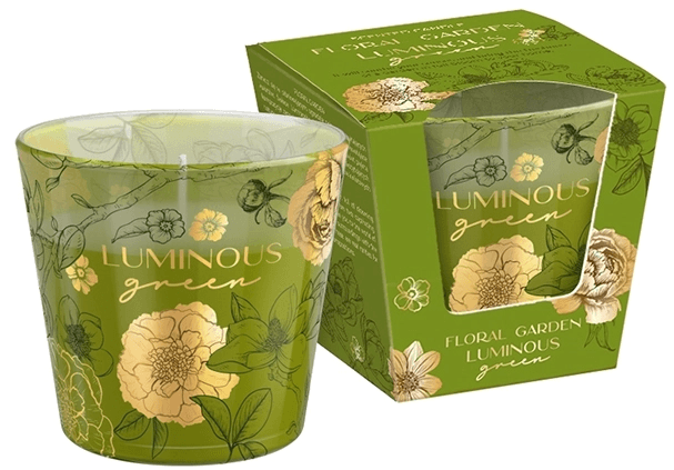 Свічка з ароматом "Bartek candles" 115г/30год. Luminous Grreen(12)