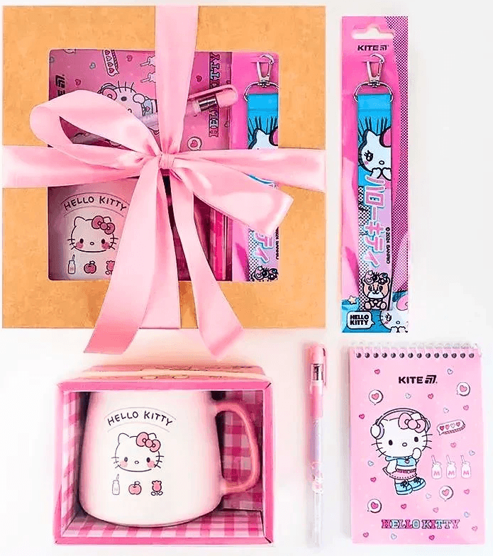 Набір подарунковий для школи "Kite" Hello Kitty 4предм. №HK26-211-1