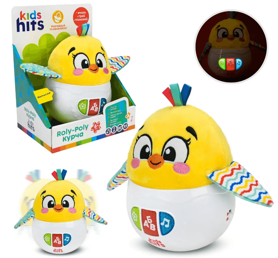 Неваляшка Цыплёнок Kids Hits в кор-ке №KH64/002(6) КИ
