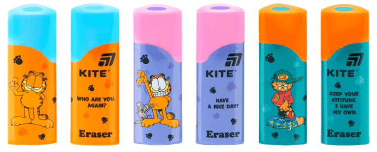 Ластик "Kite" Garfield цветн. №GF26-1269