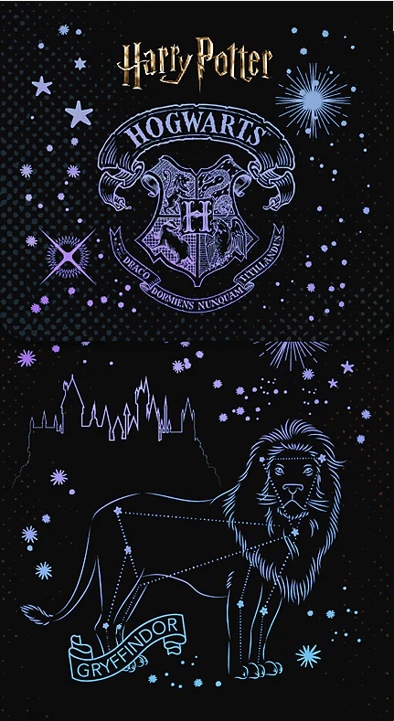 Блокнот А6 60л. клет. тв. обл. на магните "Harry Potter" №HP26-092/Kite/(10)
