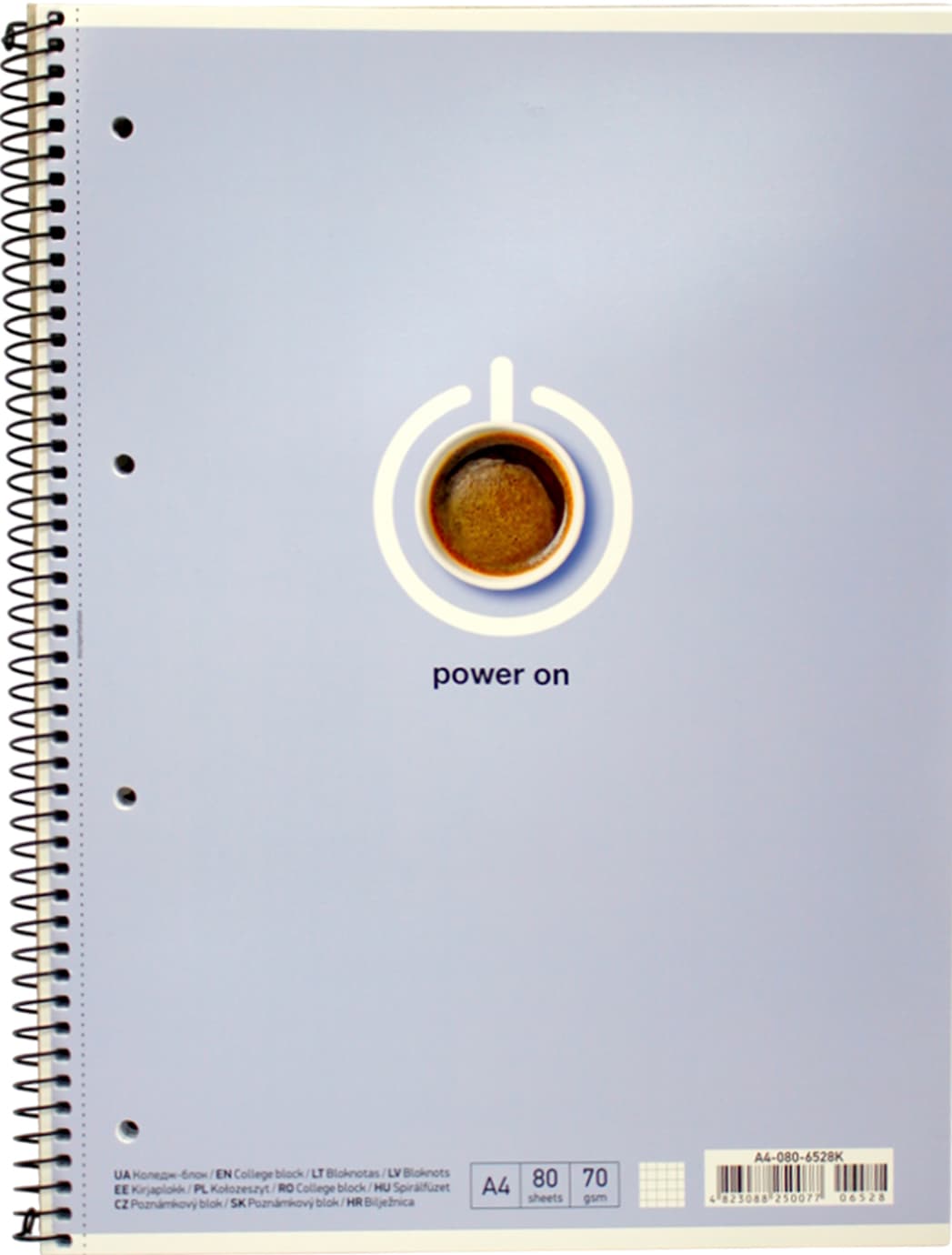 Коледж-блок А4 80арк. кліт. "Student" ВД-лак №A4-080-6528K/Школярик/(4)(36)