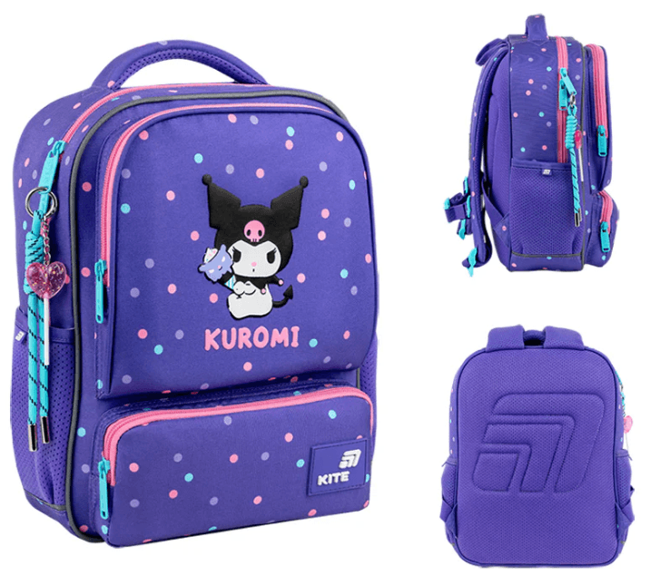 Рюкзак "Kite" Kids Kuromi 1от.,3карм. №HK26-559XS-1