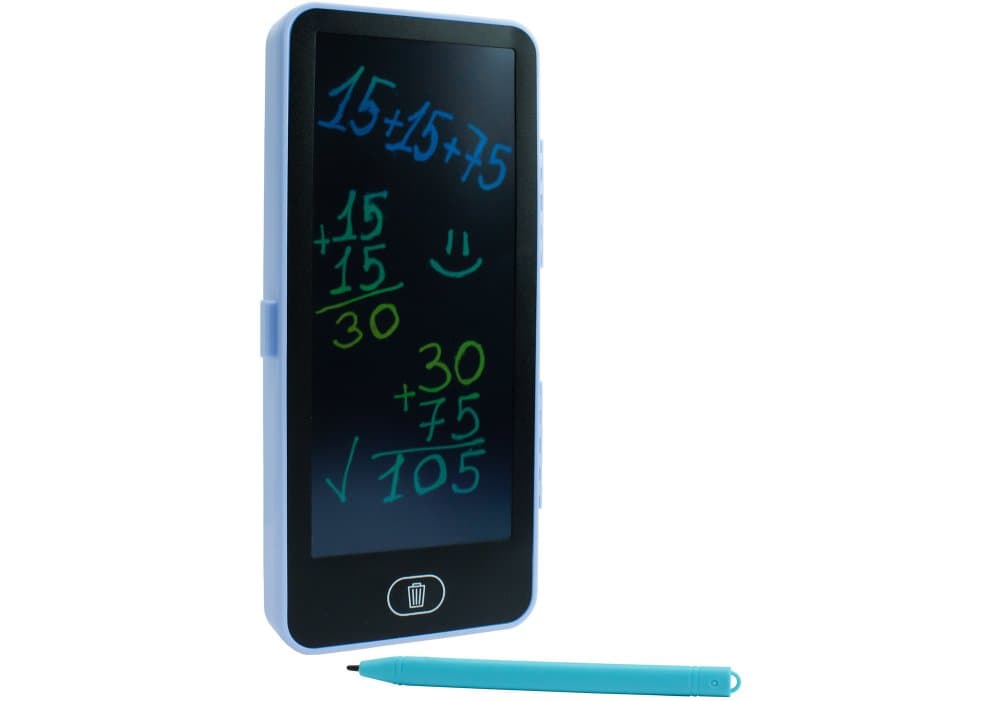 Пенал "Maxi" пласт. з LCD екраном,спец.ручка,бат-ка 3v,20,2х7,8х3см,1від.,блакит. №MX86901